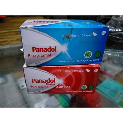 Jual Panadol Extra Dan Biru Per Strip Isi 10tablet Shopee Indonesia