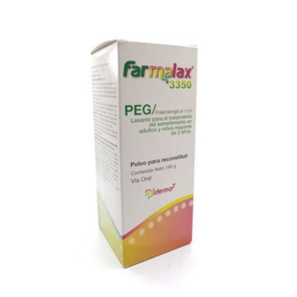 Peg Farmalax Frasco X 160 Gr Droguería Alameda Sur