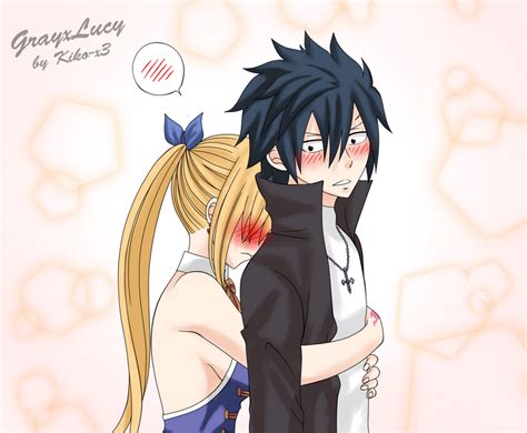 Graylu Fluff Fest Day 3 Back Hug Gray X Lucy By Kiko X3 Gray And