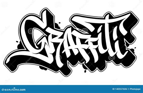 Graffiti Word In Graffiti Style Vector Text Stock Vector