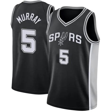 Big & Tall Men's Dejounte Murray San Antonio Spurs Nike Swingman Black ...