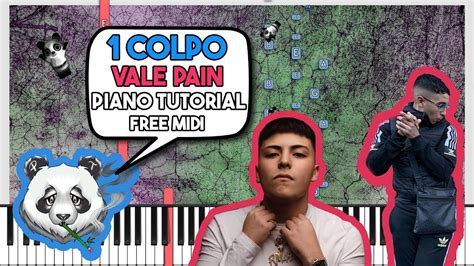 VALE PAIN Feat NEIMA EZZA UN COLPO INSTRUMENTAL Piano Tutorial