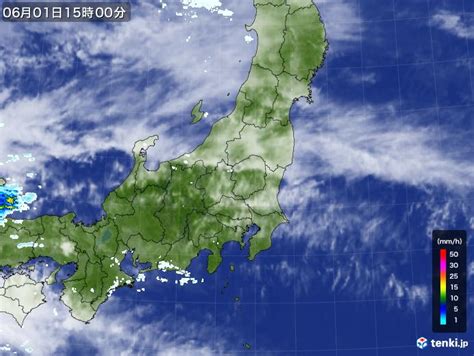 過去の気象衛星東日本2023年06月01日 日本気象協会 Tenkijp