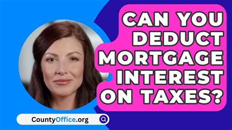 Can You Deduct Mortgage Interest On Taxes Youtube