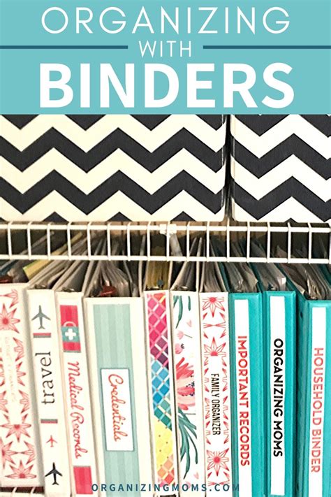 Organizing With Binders The Best Way To Organize Important Paperwork