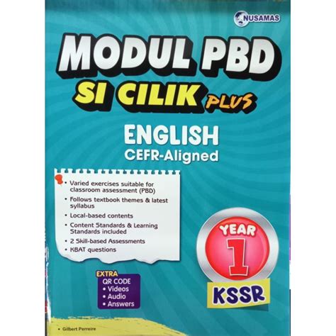 Modul Pbd Si Cilik Plus English Cefr Aligned Year 1 Kssr Shopee Malaysia