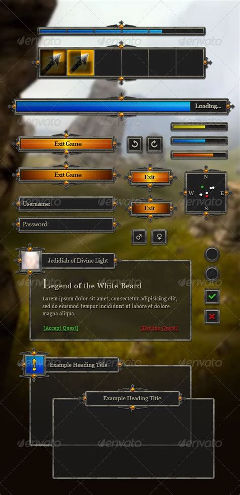 Pin On Rpg Ui Elements