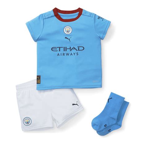 Manchester City Home Baby Kit 202223 With AkÉ 6 Printing Official