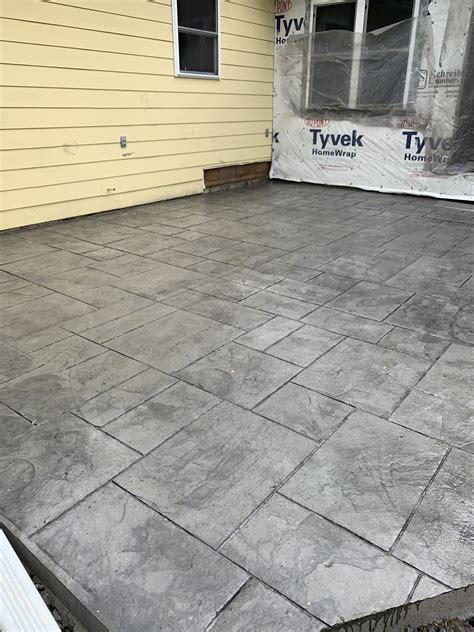 I Need To Fix My Patio Stamped Concrete Diy Home Improvement Forum