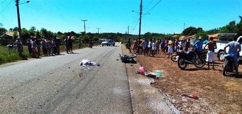 Acidente entre motocicletas deixa uma vítima fatal na cidade do Morro