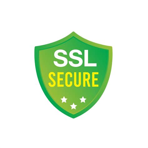 Secure Ssl Encryption Logo, Secure Connection Icon Vector Illustration ...