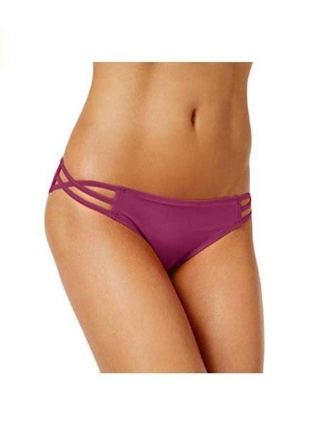 NWT SUNDAZED Simone Bra Sized U Wire Wrap Plum Swimsuit Bikini Set 34C