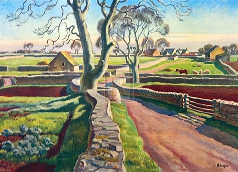 Adrian Allinson Cotswold Crossroads