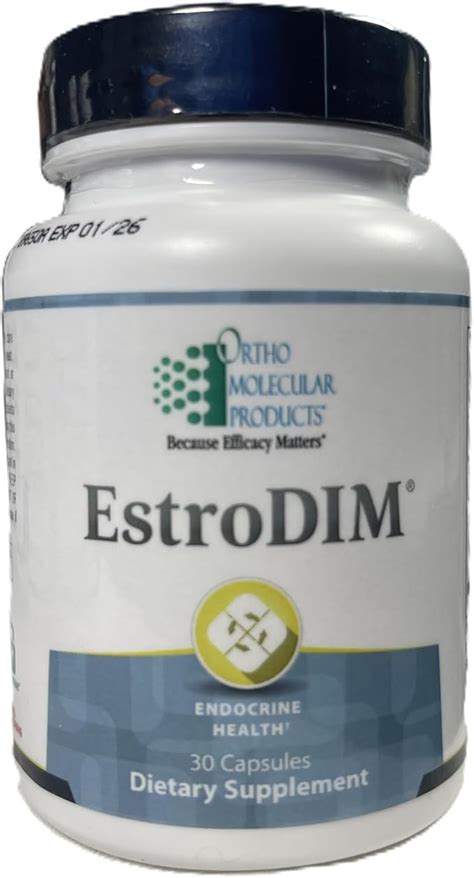 Amazon Ortho Molecular EstroDIM 30 Capsules Health Household