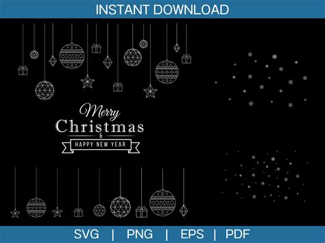 Christmas Ornaments Svg Graphic By Arthittm2 · Creative Fabrica