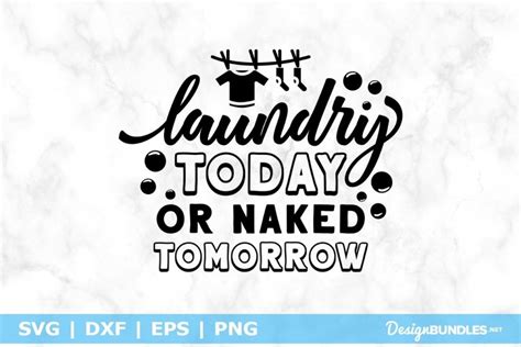 Laundry Today Or Naked Tomorrow SVG File