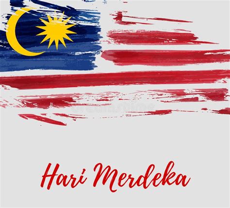 Malaysia Independence Day - Hari Merdeka Holiday Stock Vector ...