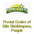 Postal Codes Qila Sheikhupura Punjab