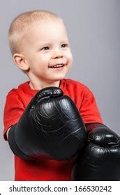 Little Boy Boxing Gloves Stock Photo 166530242 | Shutterstock