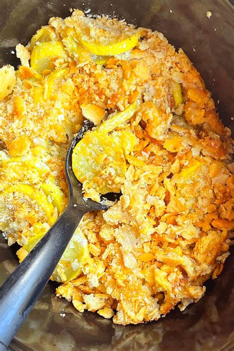 Slow Cooker Yellow Squash Casserole Kathy Overstreet Copy Me That