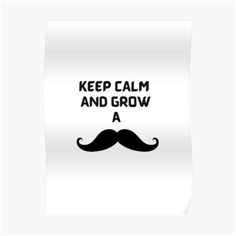 "MUSTACHE" Poster for Sale by yoyoFunks | Redbubble