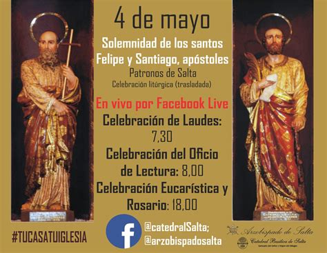 De Mayo Solemnidad De Los Santos Felipe Y Santiago Ap Stoles