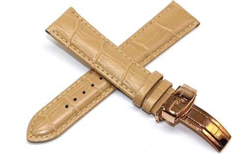 Amazon Lucien Piccard Mm Beige Real Leather With Alligator Grain