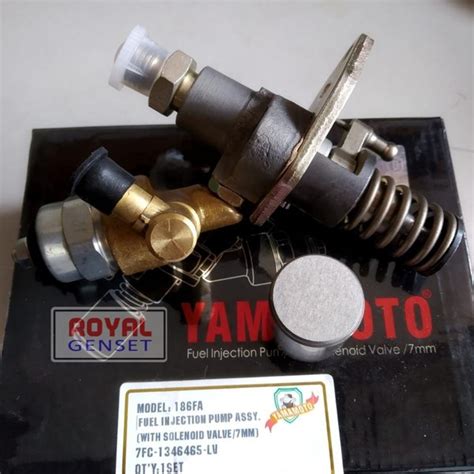 Jual Fuel Injection Pump Assy 186FA With Solenoid Di Lapak Royal Genset