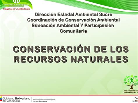 Conservación De Los Recursos Naturales