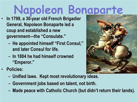 PPT - The French Revolution and Napoleon Bonaparte PowerPoint ...