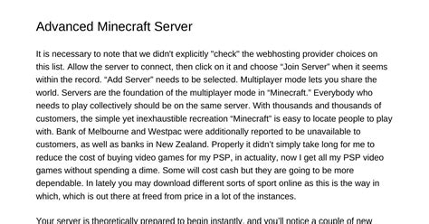 Superior Minecraft Serveruasiw Pdf Pdf DocDroid