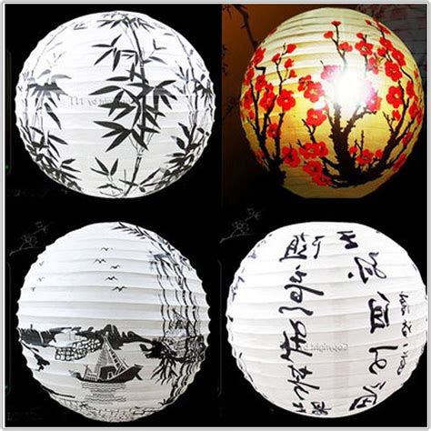 Chinese Paper Lantern Lamp Shades Lamps Home Decorating Ideas