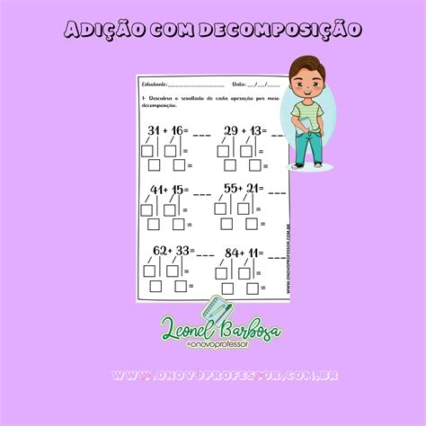 Adição Por Decomposição - Adição com decomposição