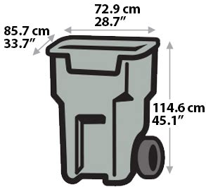 Garbage Bin Sizes & Fees – City of Toronto