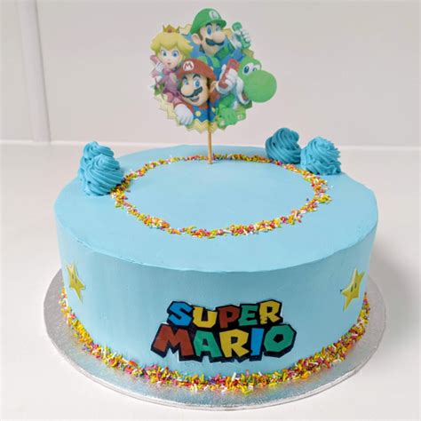 Super Mario Bros Cake Eggless Cake Shop Birmingham La Cakery