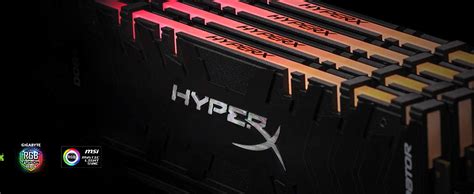 Kingston Hyperx Predator Ddr Rgb Gb Kit X Mhz Cl Dimm Xmp