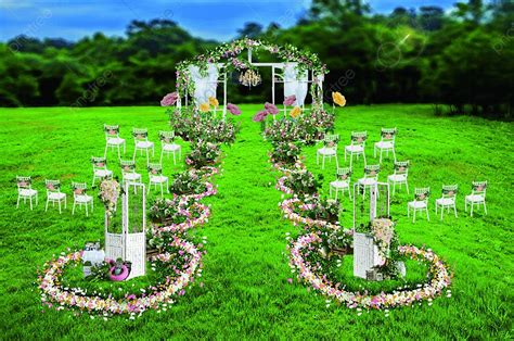 Outdoor Small Fresh Sen Department Wedding Ceremony Area Wedding