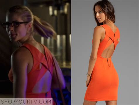 Arrow: Season 3 Episode 1 Felicity's Orange Dress | Shop Your TV