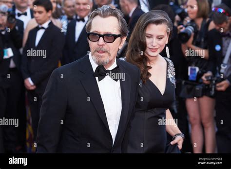 Cannes France 17th May 2018 Gary Oldman And Wife Gisele Schmidt