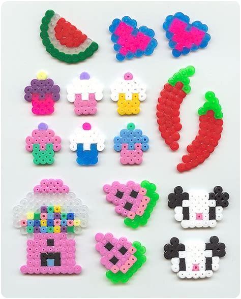 Kawaii Food Perler Bead Patterns