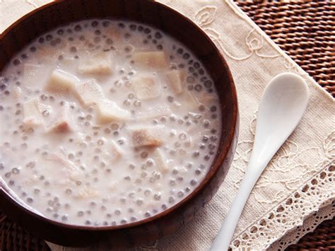 芋头椰汁西米露 传统中式甜品食谱 的做法 面食甜点 家常菜谱大全