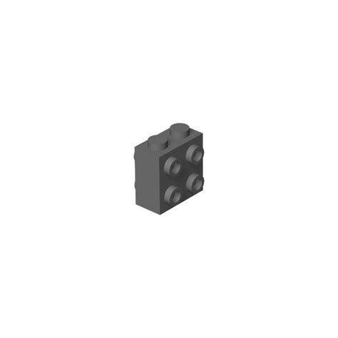 Lego Dark Stone Gray Brick X X With Studs On Opposite Sides