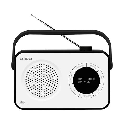 Aiwa Portable Dabfmauxbluetooth C Battery Radio White Bunnings Australia