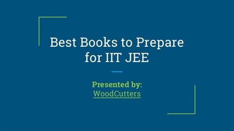 Best Iit Jee Preparation Books