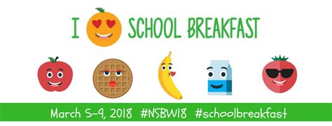 National School Breakfast Week Food And Nutrition Services