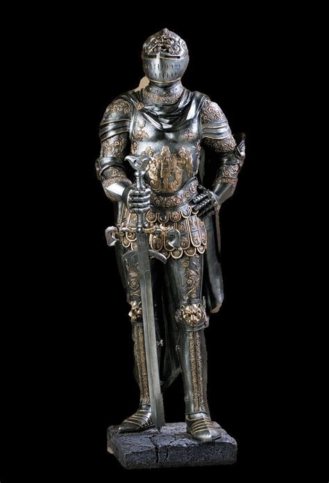 Medieval Knight Statue Suit Armor Replica Sculptures Home Decor