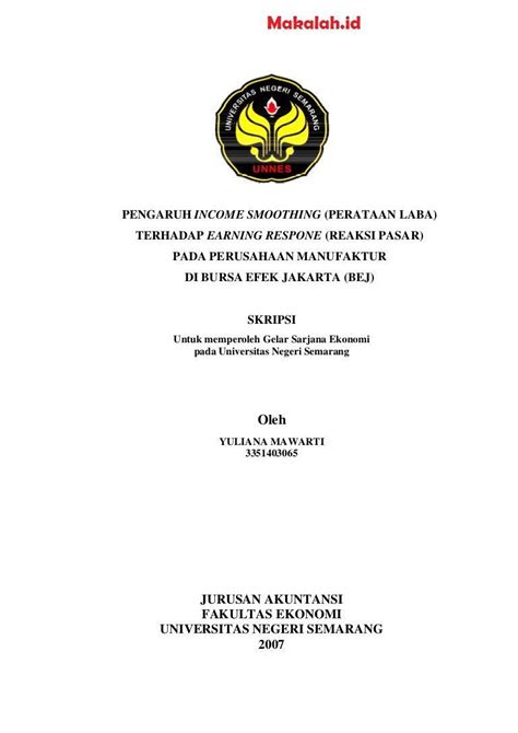 Detail Contoh Penulisan Proposal Skripsi Koleksi Nomer