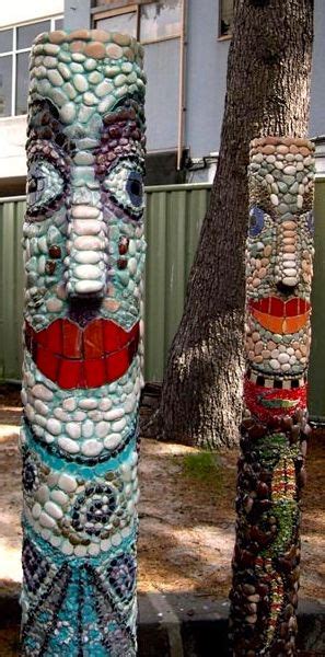 21 Best Images About Mosaic Totem Poles On Pinterest Pvc Pipes