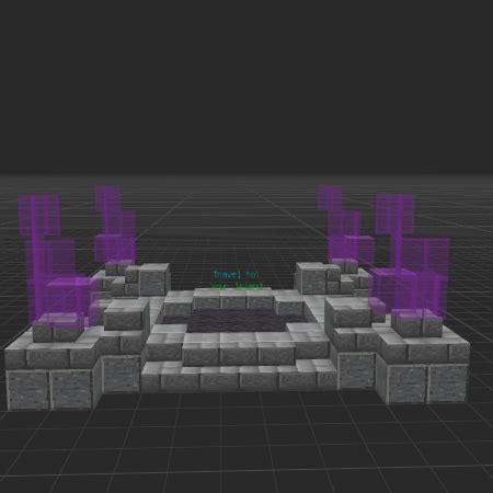 Hypixel Skyblock Hub Portal Block Display Models