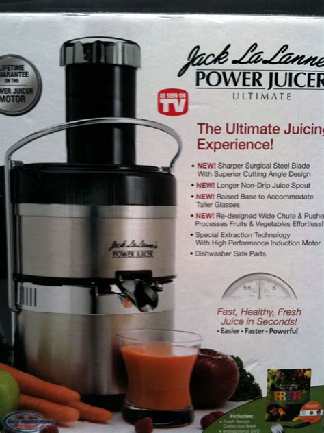 New Jack Lalanne Power Ultimate stainless Steel Juicer